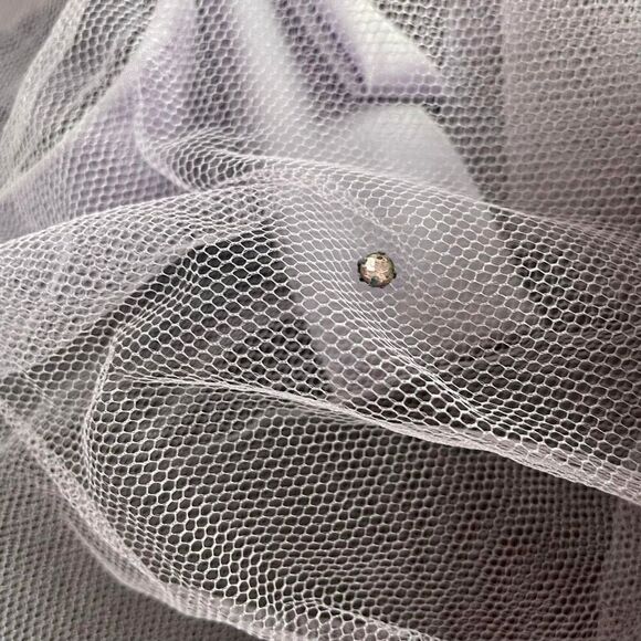 Vintage 60s Lavender Pastel I Dream of Jeannie Mesh Hat Topper Small - Picture 12 of 12